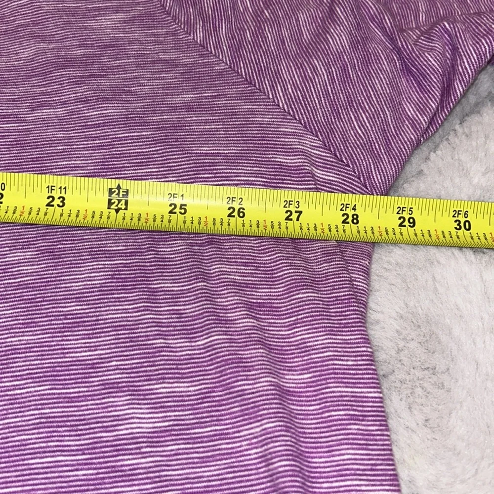 Plus size purple cowl neck 3X top - Picture 4 of 5